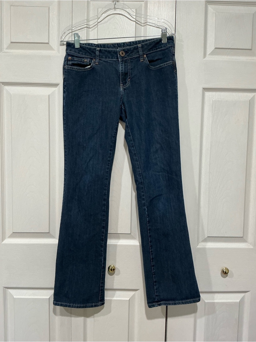 💙 Banana Republic Curvy Boot Blue Denim Jeans - 6/28 (01410)